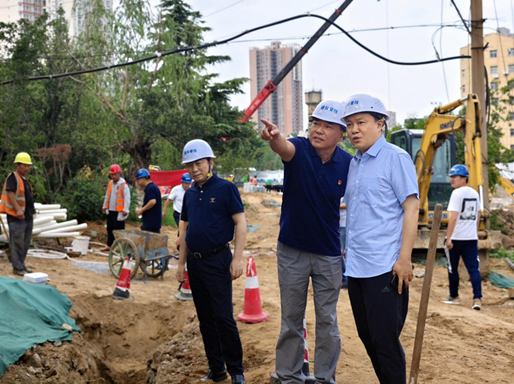 明升MS88体育登录副总经理张岩到郑州建投通讯管线有限公司开展安全生产检查