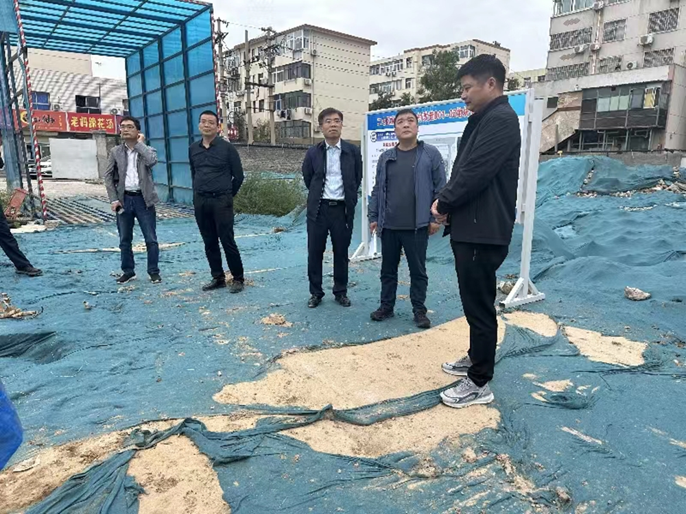 明升MS88体育登录负责人汪洋到孙八砦城中村改造项目调研项目建设工作